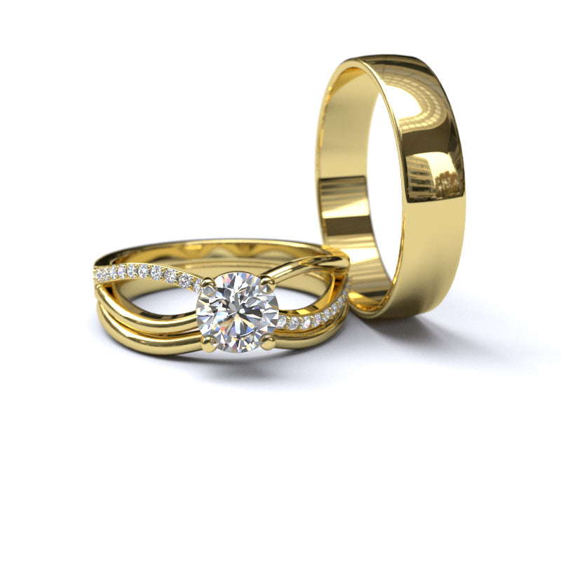 Zara Collection - Gold Complete Wedding Set - 01BS34