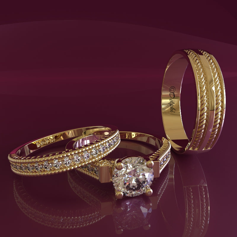 Gold Complete Wedding Set - 01BS41