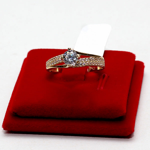 10k Gold Engagement Ring - 01CG01