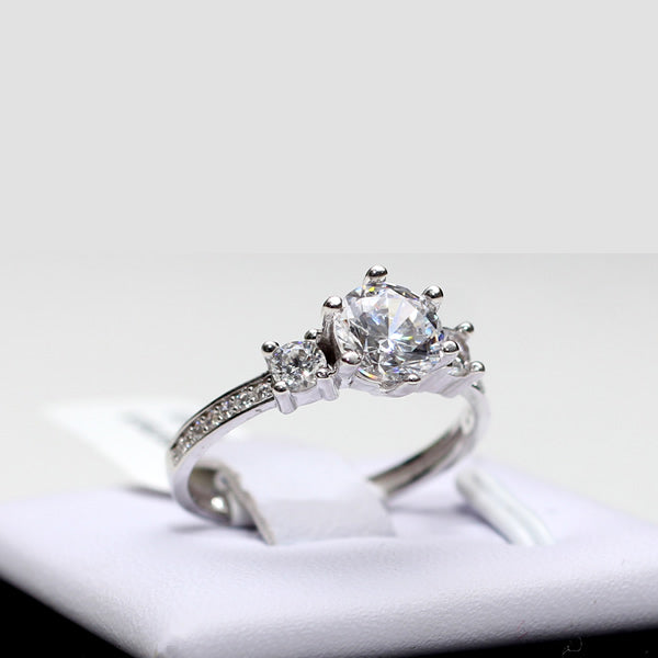 10k Gold Engagement Ring - 01CG02