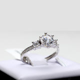 10k Gold Engagement Ring - 01CG02