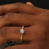 Gold Engagement Ring - 01CG08