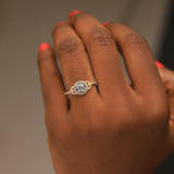 Gold Engagement Ring - 01CG12