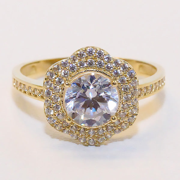 Gold Engagement Ring - 01CG13