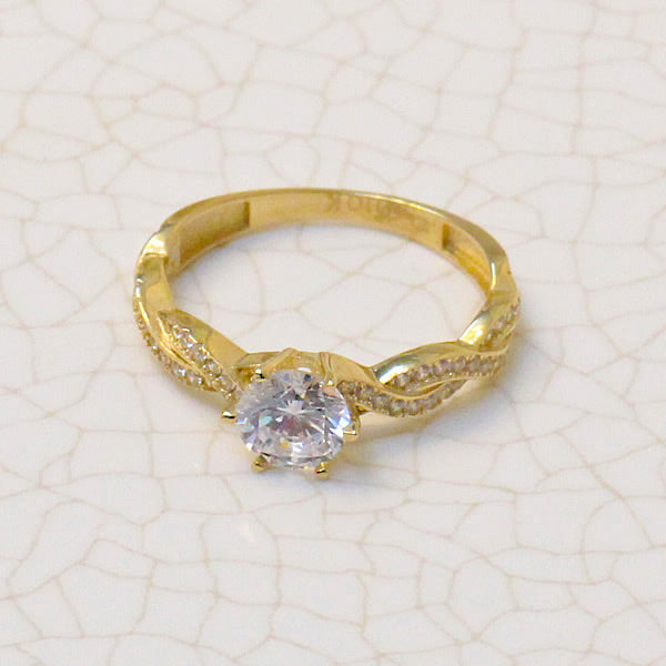 GOLD ENGAGEMENT RING - 01CG17