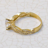 GOLD ENGAGEMENT RING - 01CG17