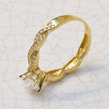 GOLD ENGAGEMENT RING - 01CG17