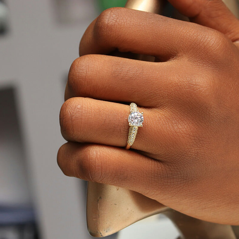Gold Engagement Ring - 01CG33