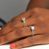 Gold Engagement Ring - 01CG35