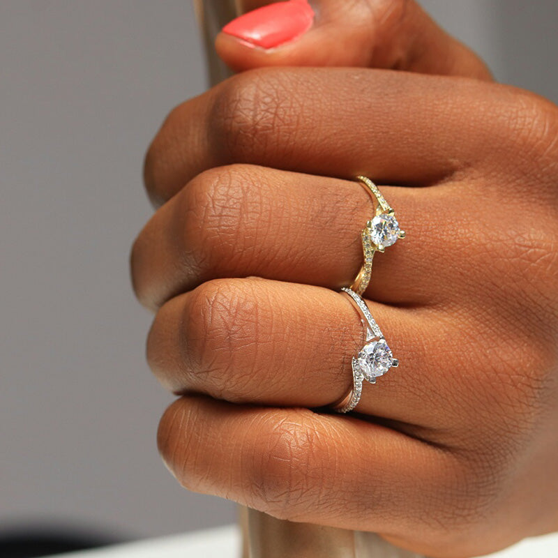 Gold Engagement Ring - 01CG39