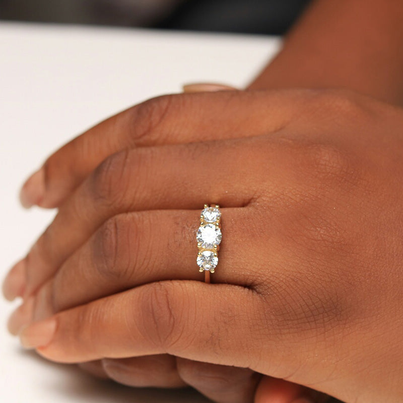 Gold Engagement Ring - 01CG48