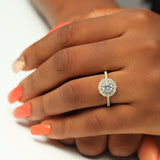 Gold Engagement Ring - 01CG57