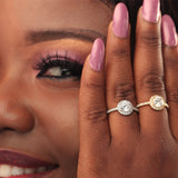 Gold Engagement Ring - 01CG49