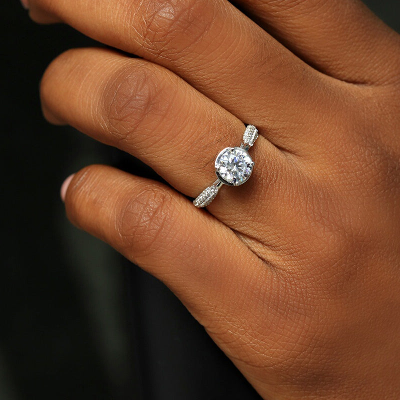 Gold Engagement Ring - 01CG51