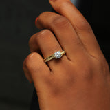Gold Engagement Ring - 01CG53