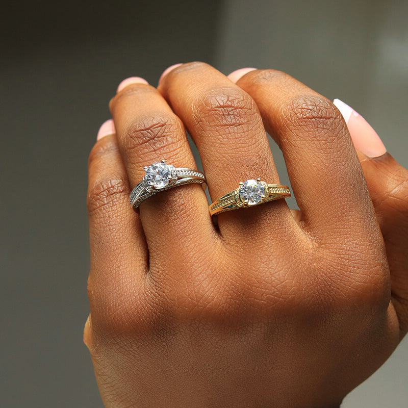 Gold Engagement Ring - 01CG58