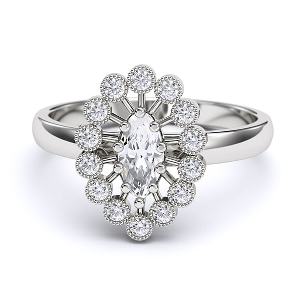 Gold Engagement Ring - 01DG20