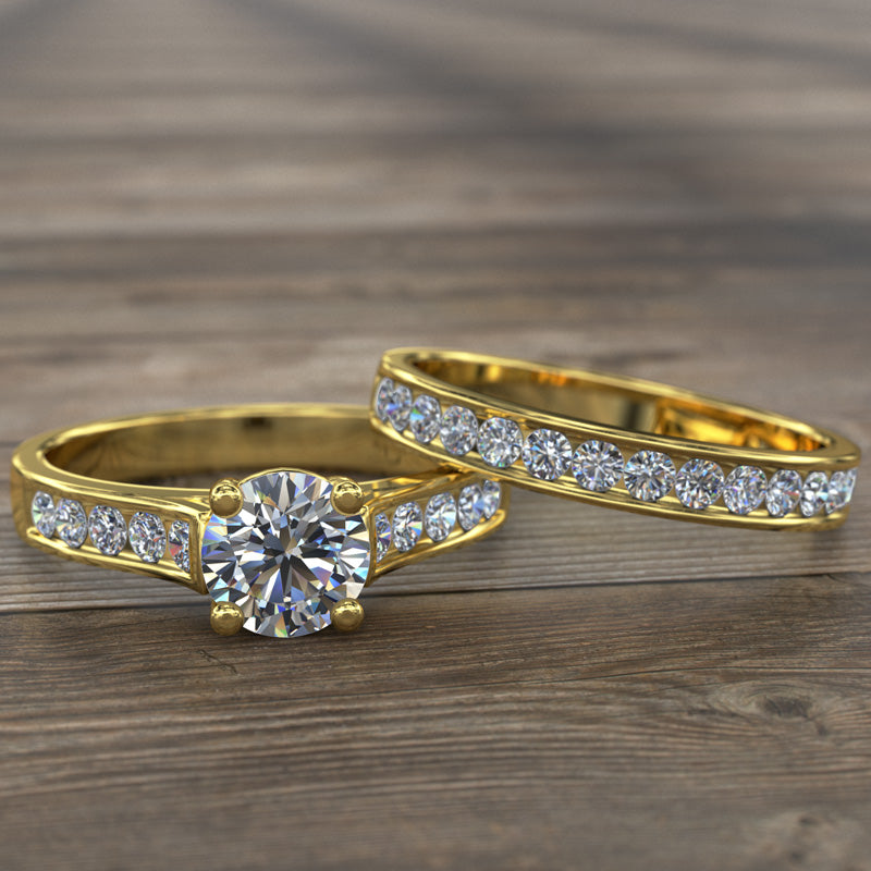 18K GOLD BRIDAL SET - 01GG02