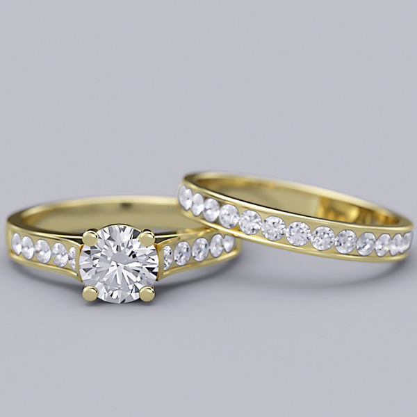 18K GOLD BRIDAL SET - 01GG02