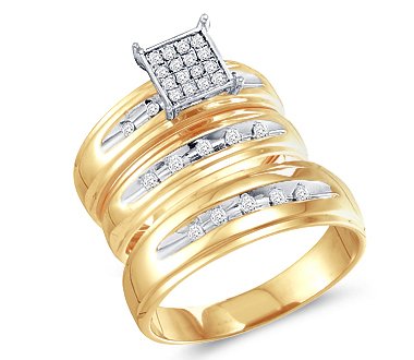 GOLD WEDDING SET