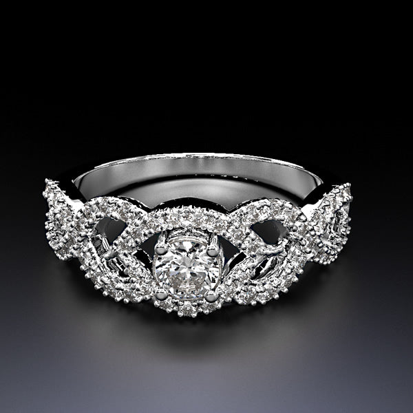 Gold Engagement Ring - 01GG40