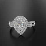 Pear Shaped Diamond Engagement Ring - 01GG42