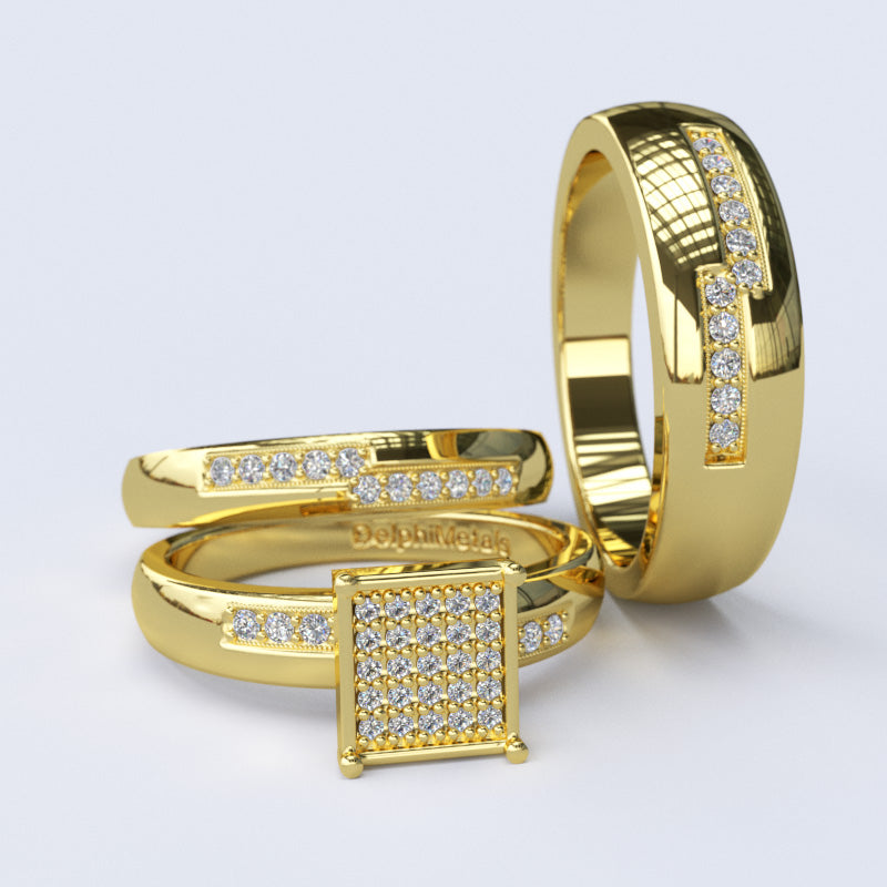 Gold Wedding Set - 01SB11