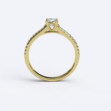Solitaire Gold Engagement Ring with 0.5ct Diamonds - 01SG01