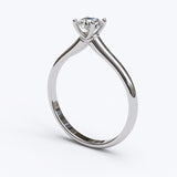 Solitaire Gold Engagement Ring with 0.4ct Brilliant Cut Diamond - 01SG02