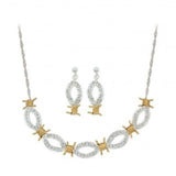 XOXO Crystal Barbed Wire Jewelry Set - 01SS24