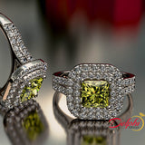 18k Gold Citrine Engagement Ring - 01TX20