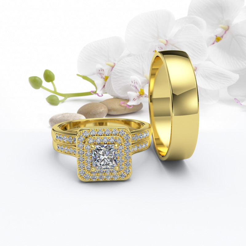 Gold Wedding Set - 01TX24