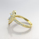 White Gold Engagement Ring - 01TX27