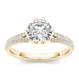 1.22ct Brilliant Cut Diamond  Gold Engagement Ring  - 01US15