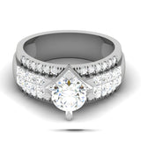 2.03ct Brilliant Cut Diamond Gold Engagement Ring - 01US18