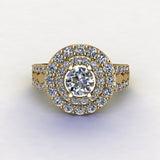 1.38ct Brilliant Cut Diamond Gold Engagement Ring - 01US19