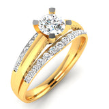 0.53ct Brilliant Cut Diamond Gold Engagement Ring - 01US20