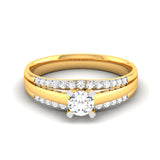 0.53ct Brilliant Cut Diamond Gold Engagement Ring - 01US20