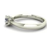 0.16ct Brilliant Cut Diamond Solitaire Gold Engagement Ring - 01US21