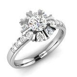 0.62ct Brilliant Cut Diamond Gold Engagement Ring - 01US22