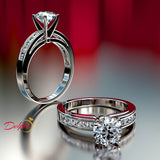 1.2ct Brilliant Diamond Gold Engagement Ring - 01US26