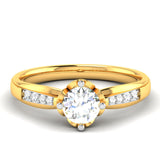 0.67ct Brilliant Diamond Gold Engagement Ring - 01US32