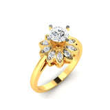 0.52ct Brilliant Diamond Gold Engagement Ring - 01US33