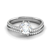 1.2ct Round Diamond Gold Engagement Ring - 01US39