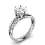 1.2ct Round Diamond Gold Engagement Ring - 01US39