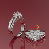 Gold Diamond Bridal Wedding Set (0.65 ct. tw.) - 01US51