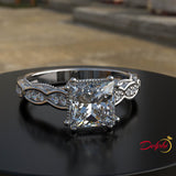 1.27ct Round Diamond Gold Engagement Ring - 01US79