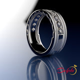 0.36ct Diamond Gold Wedding band - 01US85V