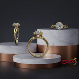 1ct Brilliant Cut Diamond Engagement Ring - 01US88