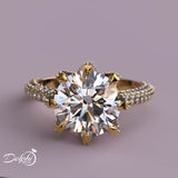 Gold Engagement Ring - 01US91